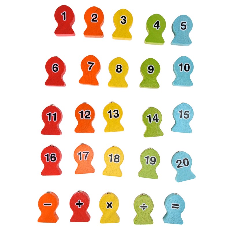 Wooden Magnetic Fishing Game Safe Letters Cognition Preschool Gift for