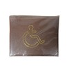 Generic Disabled Badge Holder Wallet - Brown PU Leather -