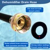 Leakproof Dehumidifier Drain Hose 3/4 Inch FHT Connection Brass Interface