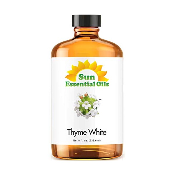 Sun Essential Oils 8oz - Thyme Essential Oil - 8 Fluid Ounces