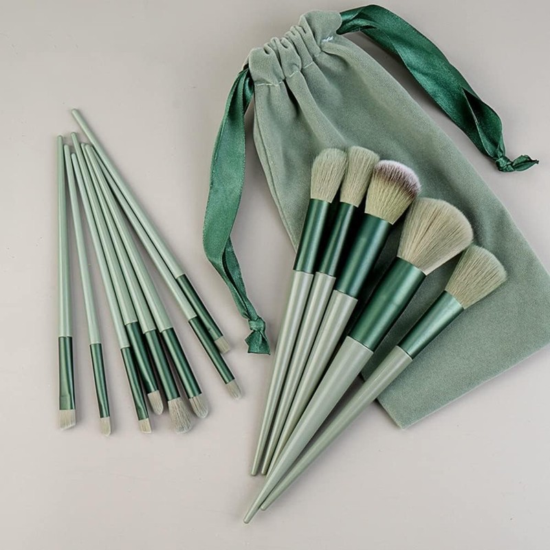 Juliyeh 13pcs Makeup Brush Set Foundation Powder Eyeshadow Eyebrow Brush