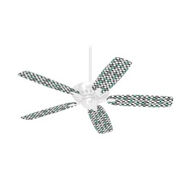 Locknodes 05 Seafoam Green - Ceiling Fan Skin Kit fits most 42 inch fans (FAN and BLADES SOLD SEPARATELY)