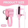 JAWUZ Pack of 2 Kickbacks Foot Strap with D-Rings, Foot