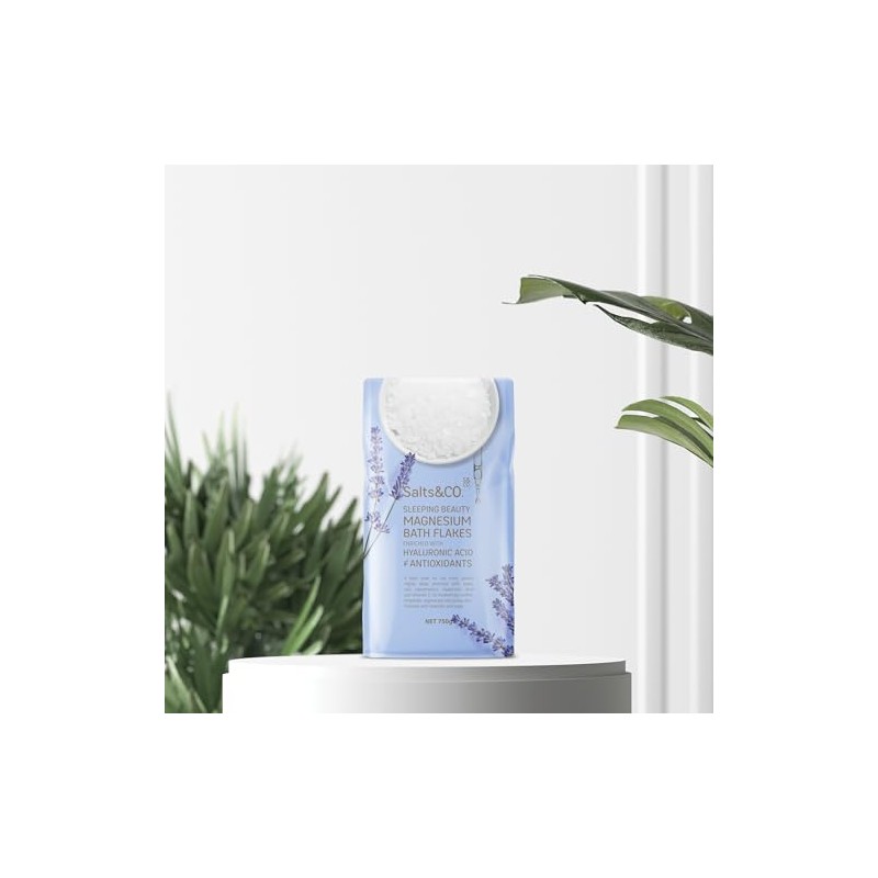 Salts & Co Magnesium Bath Flakes Sleeping Beauty, 750g