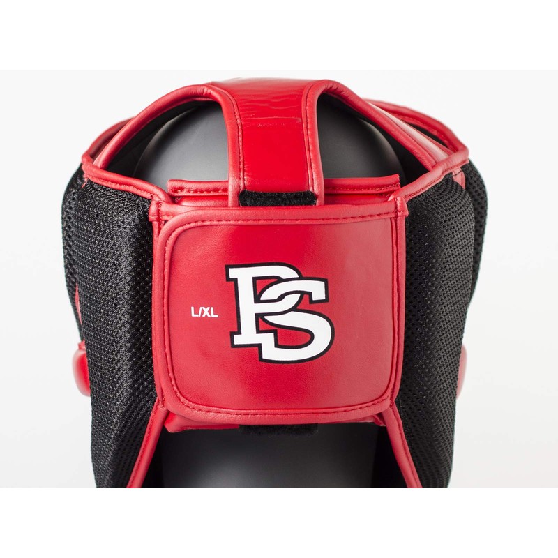 Paffen Sport STAR MESH Sparring headguard; black/red; Size: M/L