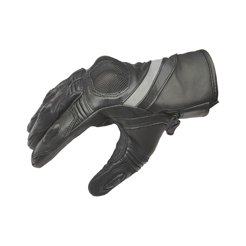 VlaMiTex M100 Motorcycle Leather Gloves (M - M113)