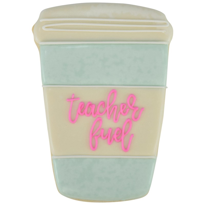 R&M Travel Mug 4" Tinplated Cookie Cutter, Silver