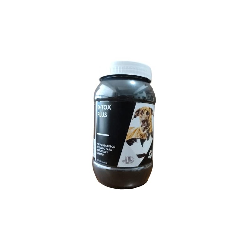 Polvo de Carbon Activado para Perros, Gatos, Mascotas y Ganado