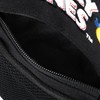 Shoulder bag with mesh pocket