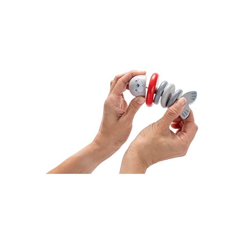 HABA 306691 Rattling Figure Seal, Grasping Toy from 6 Months,