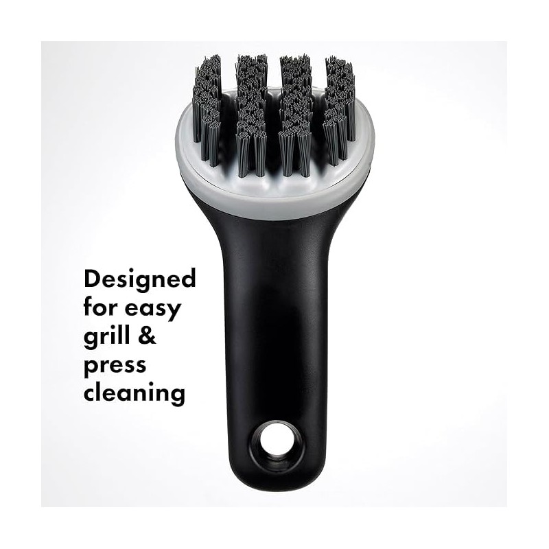 OXO Good Grips Cepillo de Limpieza para Parrillas, Color Negro