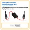 Tripp Lite Compact DisplayPort Coupler Gender Changer (F/F) (P168-000),Black