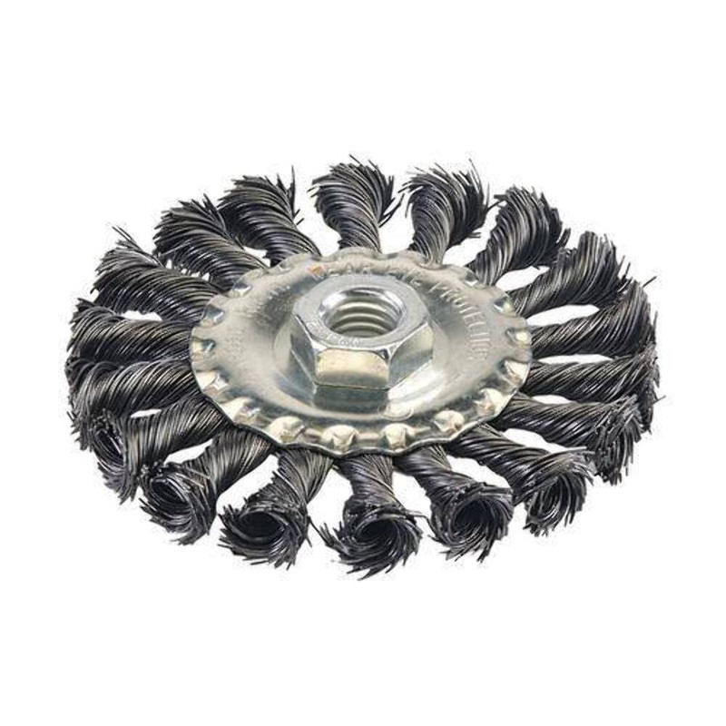 Silverline 656640 Steel Twist-Knot Wheel 115 mm