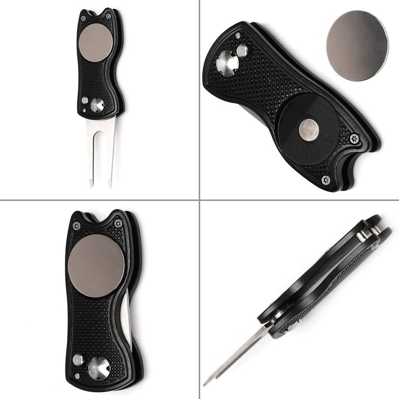 FINGER TEN Golf Divot Repair Tool and 3 US Ball