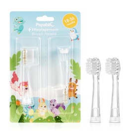 Papablic BabyHandy Sonic - Cabezales de cepillo de repuesto eléctricos (18-36 meses), 2 unidades
