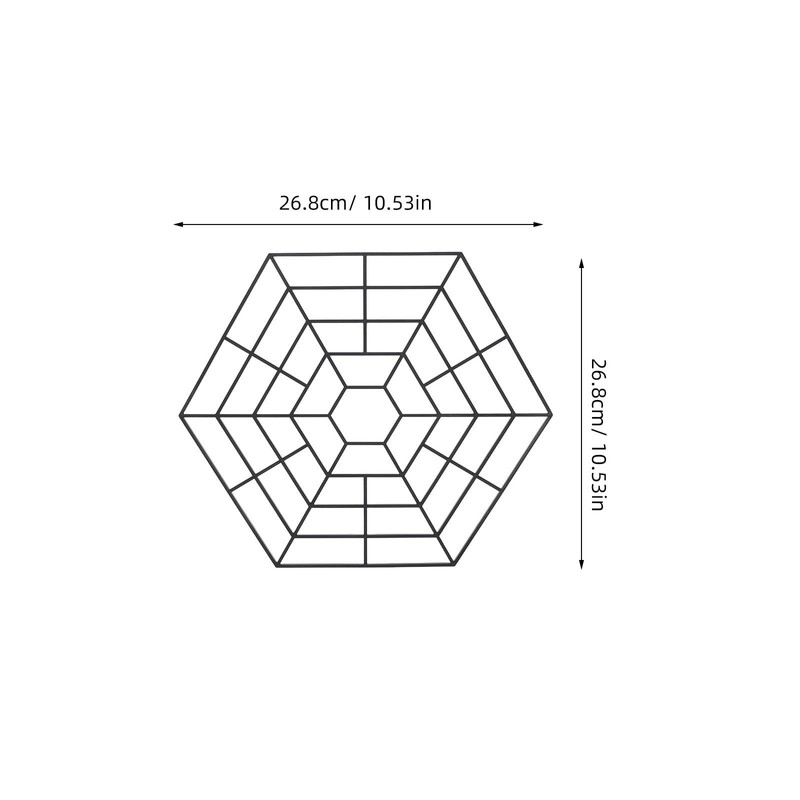 DOITOOL Six Angle Fish Protector Pond Nets 10.55X10.55 Inch Durable