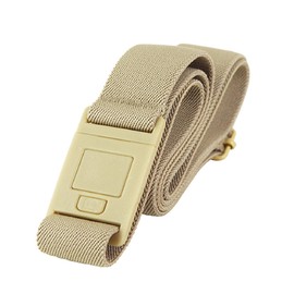 Beltaway2 Square Adjustable Stretch Flat Buckle Belt Plus Size 16-4X (Sand)
