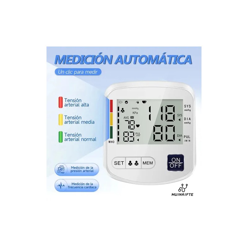 Kit De Salud En Casa: Tensiómetro + Oxímetro + Termómetro,