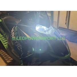 FT 2015 Arctic Cat XF8000 LED Headlight Upgrade Kit Plug & Play -High And Low