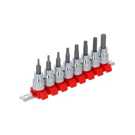 Takagi Hex Bit Socket Set, 8 Pieces, Drive Socket 9.5 mm