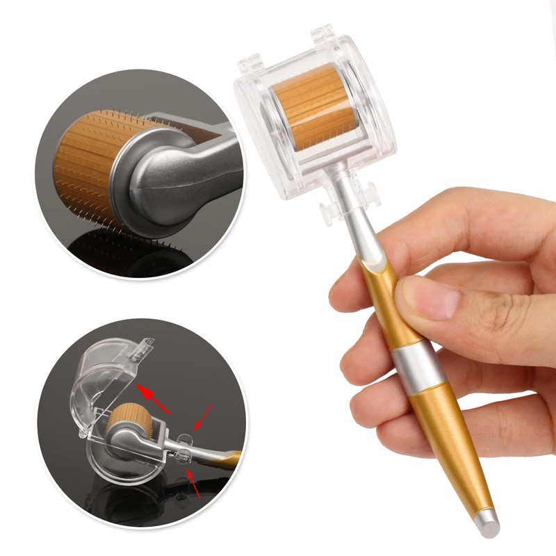 Micro Needle Titanium Derma Roller 0.5 for Face Body Skin