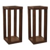 2 Sets 12" Rustic Wedding Table Decoration Farmhouse Decor Wooden