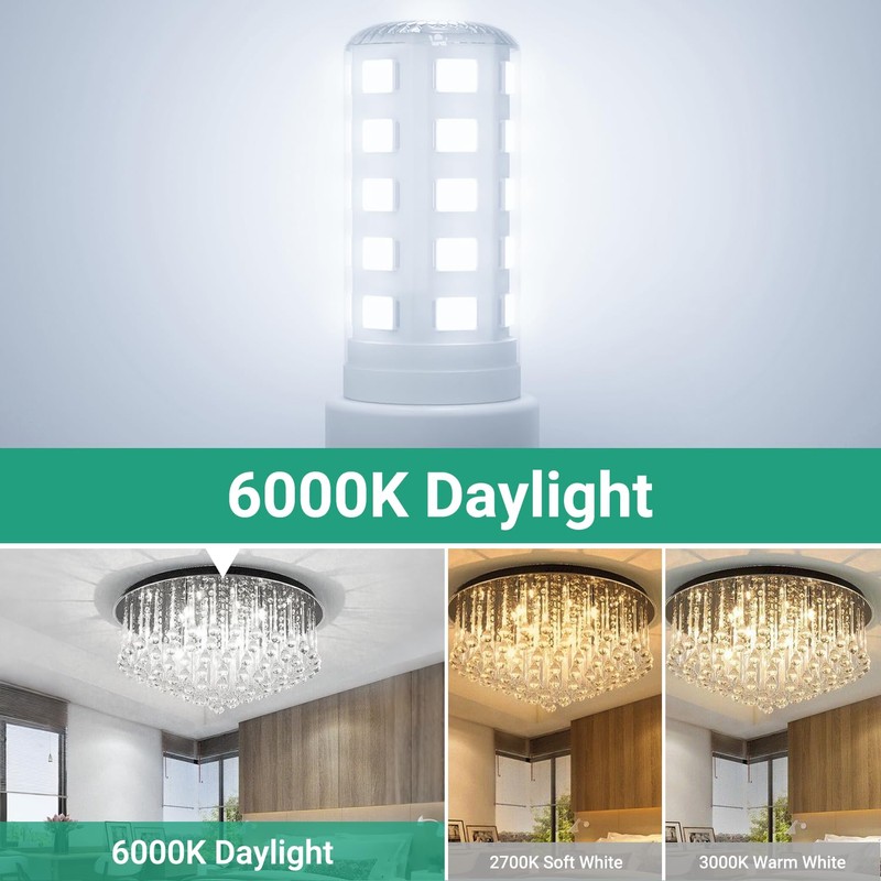 TJOY G9 LED Bulb 4W, 6000K Daylight 6 Pack, Equivalent