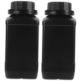 Ipetboom 2pcs Plastic Wide Mouth Reagent Bottles for Laboratory Leak Chemical Storage Vials for Food Factories and Chemical Plants