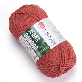 YARNART Bamboo Blend Yarn%50 Bamboo%50 PAC 1 Skein Yarn 1.76 OZ 164 YDS Pack of 1 for SIPRING and Summer Kintting Projects (142)