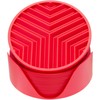8-Pack Red Silicone Coasters with Holder, Non-Slip Rubber Coasters for