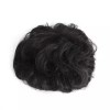 Top Cover 탑커버 정수리가발 검정 웨이브-WFIFAWF Top Cover Synthetic Wig