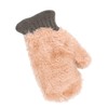 Baby Mittens With String Kids Toddler Winter Warm Knitted Gloves