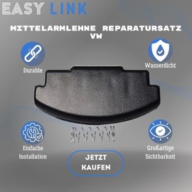 Easy Link Centre Armrest Repair Kit Compatible with VW Passat New Beetle Bora Polo V Golf IV Skoda Octavia I 3B0868445