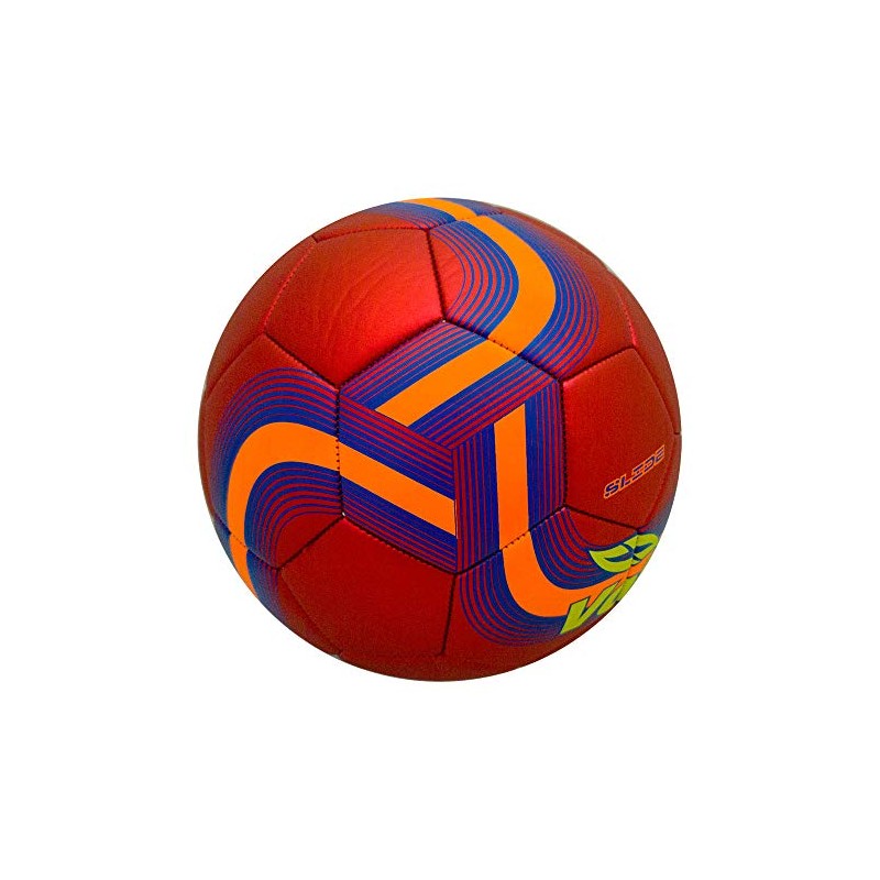 Voit Balón de Fútbol Slide II No.4 Multicolor, Cosido a