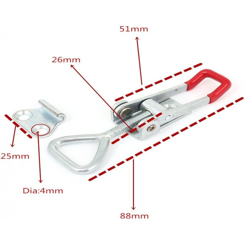 KangTeer Toggle Latch Clamp 4pcs Adjustable Pull Latch Clamp with