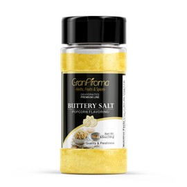 GranAroma Buttery Salt Seasoning, Popcorn Seasoning, Cinema Style, Delicious Flavor (6.5 Ounce)