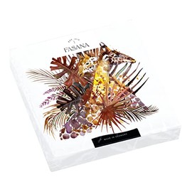 20 Napkins Giraffe on Exotic Leaves Animals Africa Jungle Table Decoration Decoupage Decoupage 33 x 33 cm