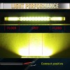 SuperM999 Fit Can-Am X3 Light Bar 10" Single Row AMBER
