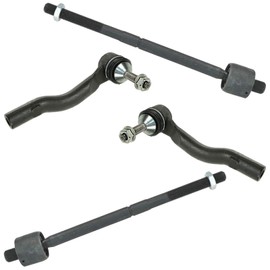 Steering Tie Rod End Kit Inner Outer LH RH Set of 4 for Ford Lincoln Mercury