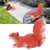Resin Squirrel Figurine Statue Garden Landscape Decoration Animals Ornaments for