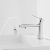 Chrome Single Handle Deck Mount Bathroom Faucet 1-3 Holes with