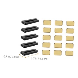 STOBOK 20pcs Ceiling Fan Blade Balancing Kit, Fan Balancing Kits Including 5Pcs Resilient Fans Balance Clips and 15Pcs Metal Self- Adhesive 3G Weight for Optimal Balance