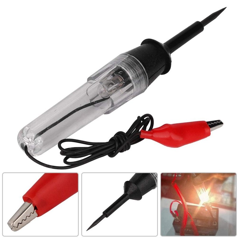 Yctze 6-12-24V Car Test Pen, PVC Plastic Car Test Pen