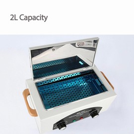 High Temperature Sterilizer, Dry Heat Nail Sterilizer Machine for Nail Tool Bottle, Portable Tool Disinfection Cabinet, Electric Cleaning Box for Esthetician, Beauty Salon 360T