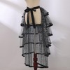 Steampunk Sparkle Sequin Tulle Tutu Bustle Skirts 6 Layer Overskirt