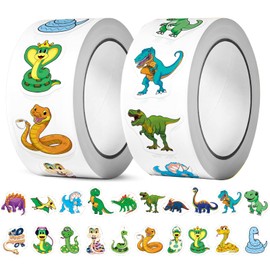 Pack of 1000 animal motifs, reward stickers, reward stickers, for teacher supplies, animal stickers, self-adhesive stickers, animals for gift, envelope, gift bags, scrapbook, laptop, notebook, etc