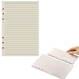 A5 Refills Paper, 800 Pages/400 Sheets Refill Pad, Insert Ruled Lined Paper, 6 Hole Loose Leaf Punched Paper Refill For Diary, Notebook (Lined(A5)