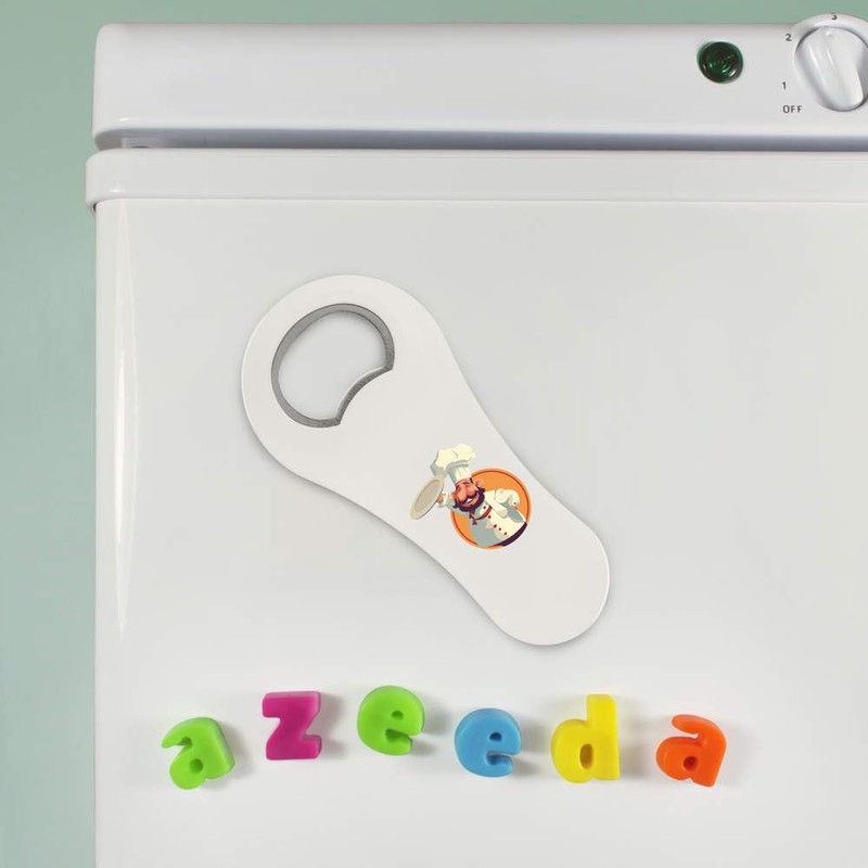 'Chef Logo' Bottle Opener Fridge Magnet (BO00077378)