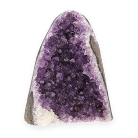 Amethyst Druze with Stand | Colour-Intense Crystals Gemstone Healing Stone Decoration | 500-800 g, Gemstone, Amethyst