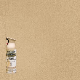 Rust-Oleum 261415-6PK Universal All Surface Metallic Mist Spray Paint, 11 oz, Champagne Mist, 6 Pack